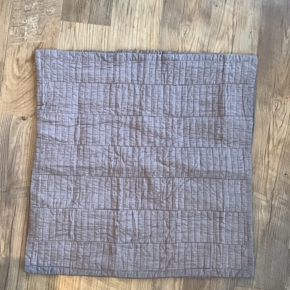 Real Simple® Dune Chambray European Pillow Sham in Oatmeal - Picture 2 of 6